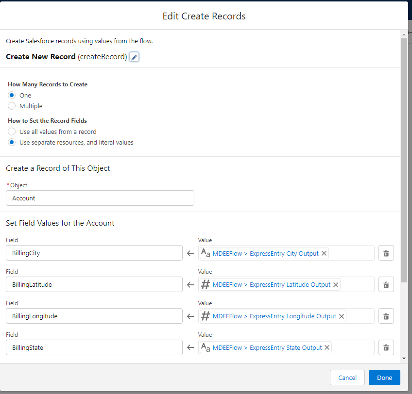 ListwareSalesforce EE 06 - Edit the Create Records Element - Melissa Wiki