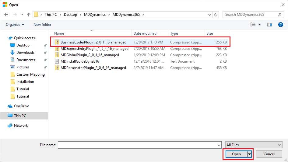 Dynamics BusinessCoder Installation 04 OpenPlugin.png