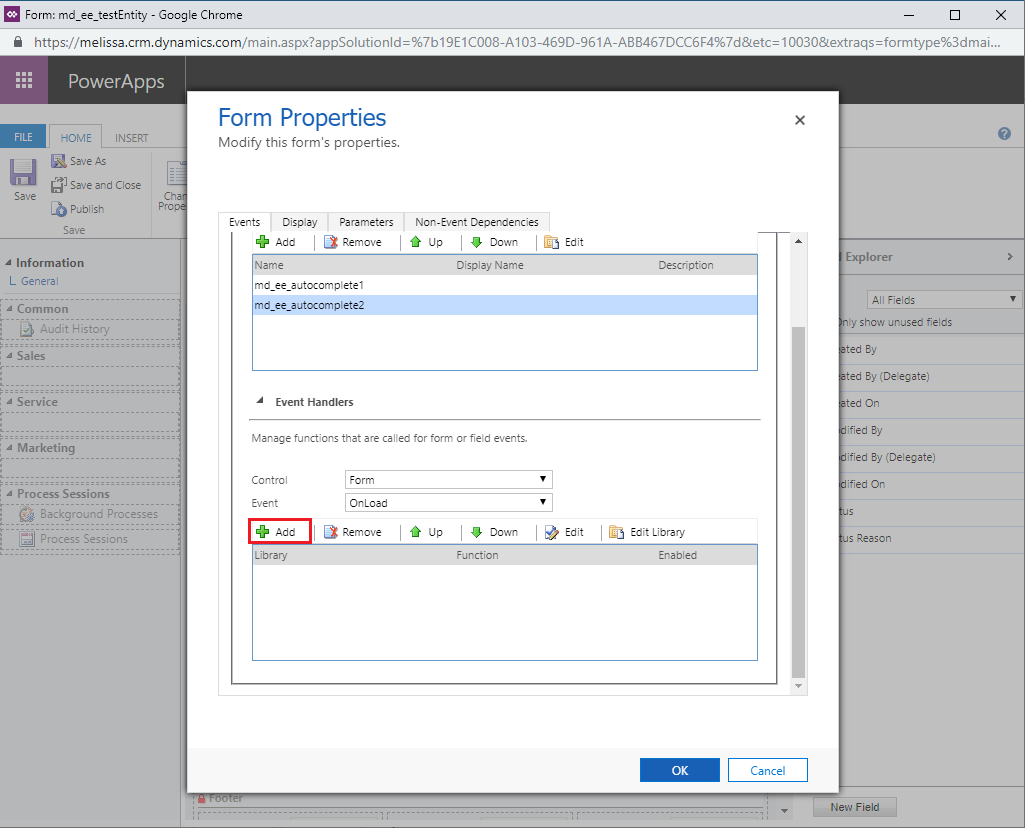 Dynamics ExpressEntry CustomMapping 010 AddEventHandlers.png