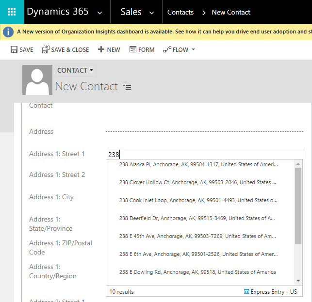 Dynamics ExpressEntry Tutorial 03b - Auto-Complete - Melissa Wiki