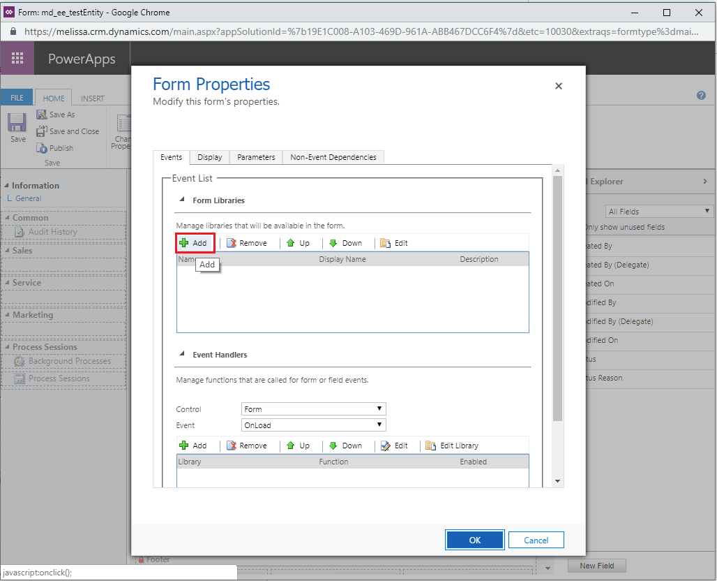 Dynamics ExpressEntry CustomMapping 08 AddLibraries.png